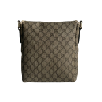 古驰 GG Supreme 系列帆布拼皮斜挎邮差包